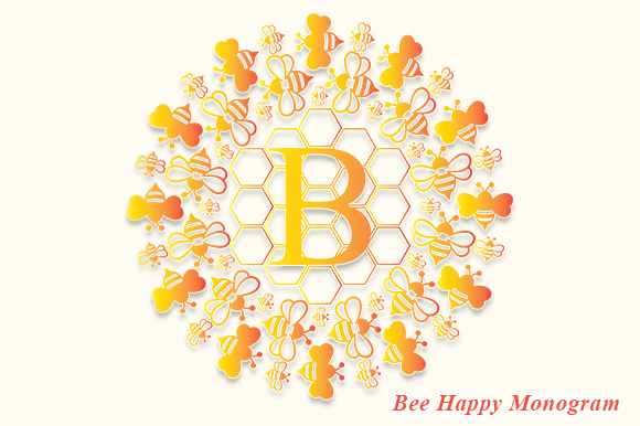 Bee Happy Monogram: Elevate Your Brand Typeface
