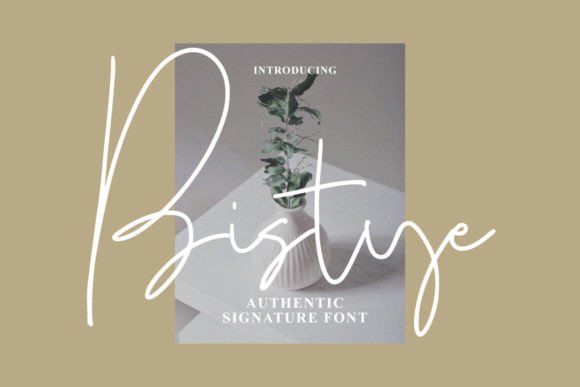 Bistye: A Handwritten Script Font for Editorial Design