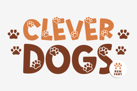 Clever Dogs Font for Playful Craft Designs