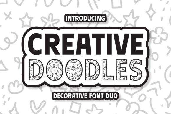 Creative Doodles Font for Small Business Branding