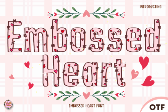Embossed Heart: A Typeface for Elegant Editorial Design