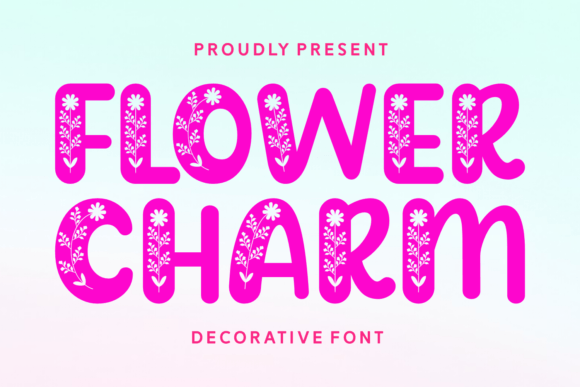 Flower Charm Font for Elegant Campaign Design