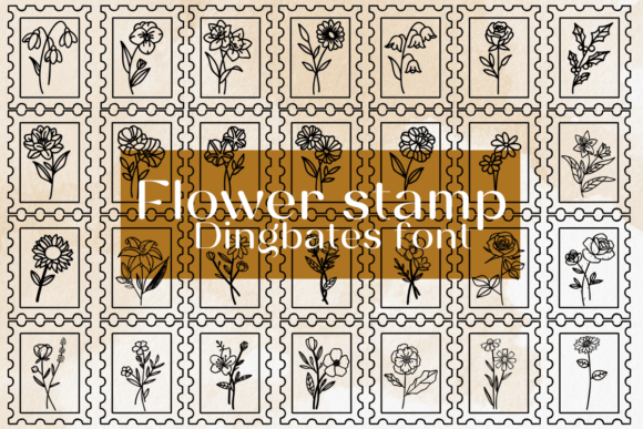 Flower Stamp: The Ultimate Dingbat Font for Whimsical Design