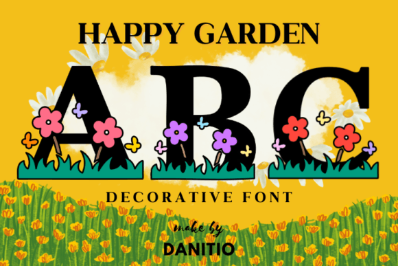 Happy Garden Typeface for Web Design