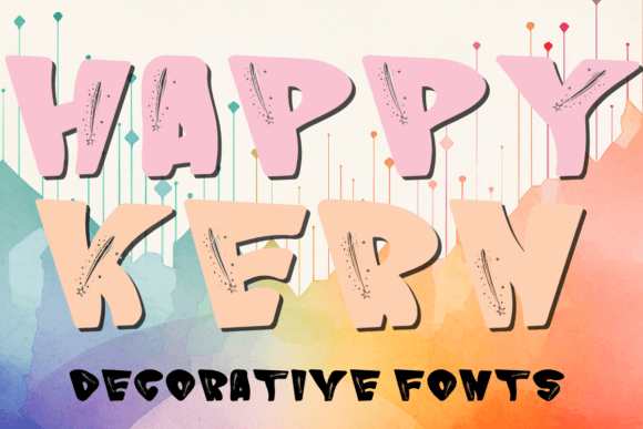 Happy Kern Typeface for Bold Campaigns