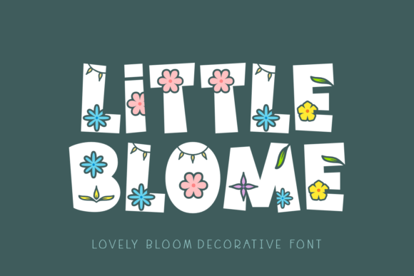 Little Blome: A Whimsical Decorative Font for Web Design