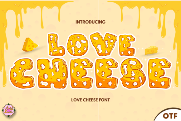 Love Cheese: A Playful Decorative Typeface for Crafters