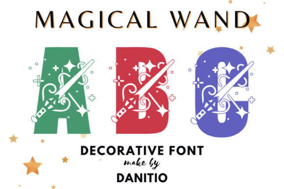 Magical Wand Typeface for Editorial Design