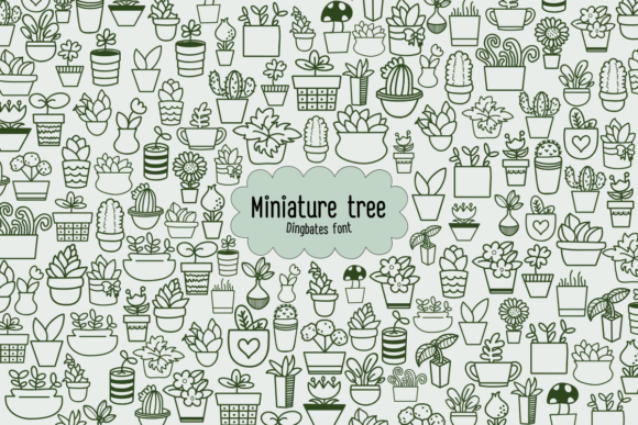 Miniature Tree Font for Web Designers