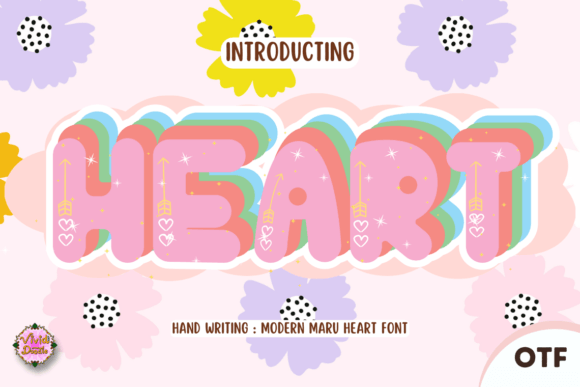 Modern Maru Heart Font for Small Business Branding