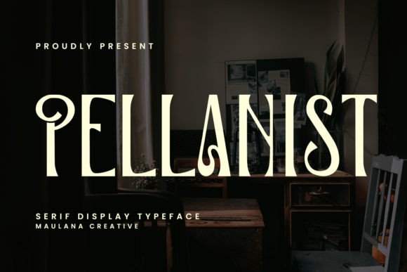 Pellanist Typeface for Vintage Campaigns