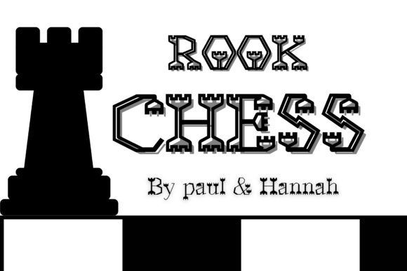 Rook Chess Typeface for Bold Campaign Headers