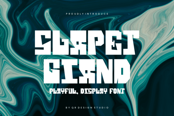 Slapet Giand: A Whimsical Typeface for Modern Brands