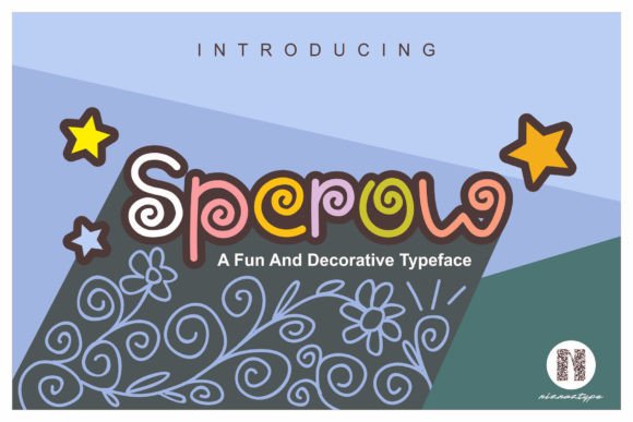 Sperow: A Fun Decorative Font for Makers