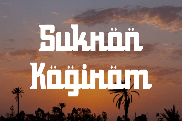 Sukron Kogiram: A Distinctive Typeface for Bold Branding