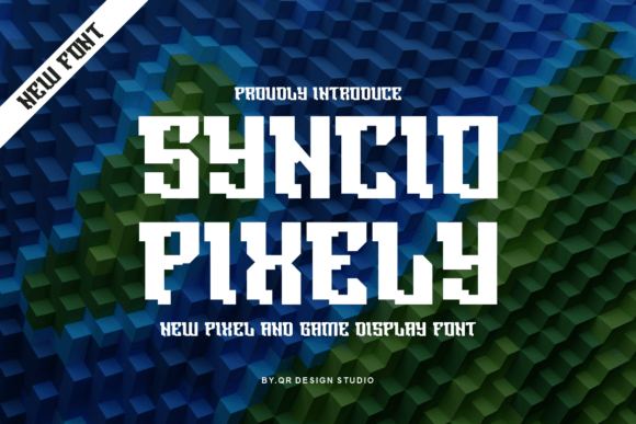 Syncio Pixely: A Bold Display Font for Branding