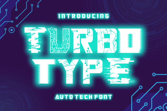 Turbo Type: A Sleek Auto Tech Font for Makers