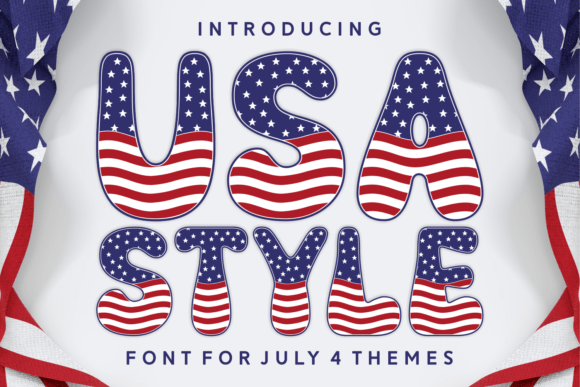 Usa Style Typeface for Bold Editorial Design
