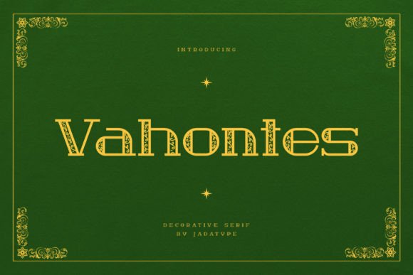 Vahontes Serif Font for Elegant Branding