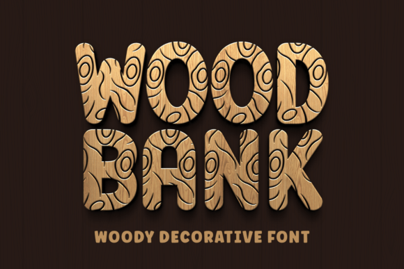 Wood Bank Typeface for Digital Branding